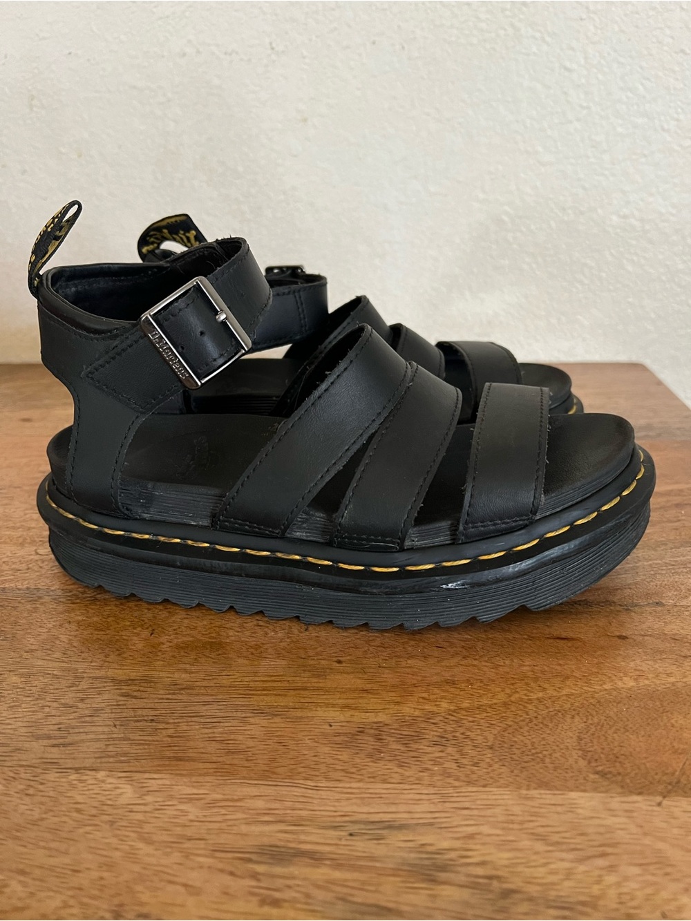 Dr.Marten BLAIRE Athena Leather Strap Sandals Size 6